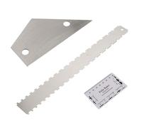 GLSTOY 3Pcs Guitar Fret Rocker Leveling Tool Set with Notched Straight Edge Ruler String Action Gauge for Acoustic Guitar Neck and Fretboard Measurement Musical Instrument Accessory