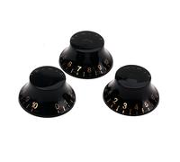 GLSTOY 3pcs Guitar Knobs Volume Tone Knobs for Electric Guitar Replacement Parts Gd34 Set