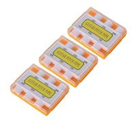 GLSTOY 3pcs Guitar Pitch Pipe Tuner Set 6 Tones E A D G B E with Metal Reeds and Abs Shell for Acoustic Electric Guitar Bass Musicians