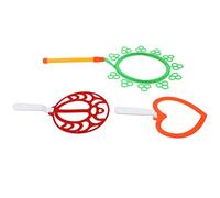 GLSTOY 3Pcs Large Bubble Wands Set Giant Bubble Making for Outdoor Party Favors Backyard Fun Bubble Wand Boys and Create Massive Rainbow Bubbles