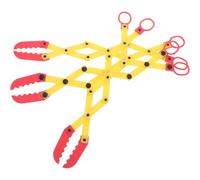 GLSTOY 3pcs Mechanical Robot Hand Kit for STEM Engineering, Interactive Claw Gripper DIY Science Experiment, Educational Mechanical Arm Set for School Projects Random Color Random Color