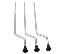 GLSTOY 3pcs Metal Drum Leg Replacement Feet for Percussion Instruments Sturdy Support for Tom Drums Easy to Install and Replace