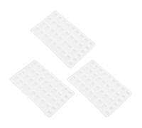 GLSTOY 3Pcs Mini Brick Mold Kit Soft Silicone for DIY Miniature Building Supplies Full and Half Bricks Suitable for Sand Table and Dollhouse