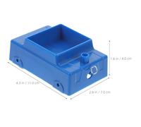 GLSTOY 3pcs Physics Inclined Plastic Mechanics Trolley Set for Experimental Physics Learning, Stem Science Educational Equipment for Primary School Inclined Plane Experiments