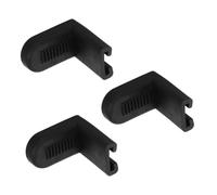 GLSTOY 3pcs Rubber Drum Hanger Snare Drum Lug Hook Slip Resistance Easy Installation Black Percussion Accessories for Set