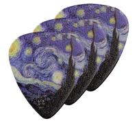 GLSTOY 3Pcs Thin Guitar Picks 0.46Mm Acoustic Folk Guitar Accessories Triangle Picks and Ukulele Finger Playing