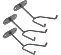 GLSTOY 3pcs U-shaped Spray Gun Holder Made of Carbon Steel with High Load-bearing Capacity and Easy Installation, Wall-mount Paint Gun Bracket for Automotive Repair and Craft Projects