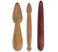 GLSTOY 3pcs Wooden Foot Acupoint Sticks Synthetic Material Sole Massage Tool for Legs and Shoulder, Promote, for Watching Tv Or Listening to Music