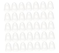 GLSTOY 40pcs Silicone Fingertip Protectors for Guitar Ukulele Soft Comfortable Finger Guards for Cuts Beginners