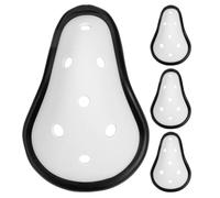 GLSTOY 4pcs Boxing Groin Protector Abdominal Guard for Men and Moisture-wicking Pe Eva Padding High Foaming Material Optimal Comfort Taekwondo Combat Protective Gear