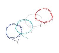 GLSTOY 4pcs Turntable Replacement Wires for Headshell Audio Accessory for Phonographs and Stereo Systems Easy Installation for Home and Cafe Use