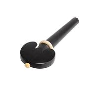 GLSTOY 4pcs Wooden Cello Pegs Ebony Shaft Handle Musical Instrument Accessory High-density Natural Wood Accurate Grinding