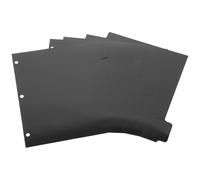 GLSTOY 5 Sheets Binder Dividers with Tabs Black PP Indexing Page Separators for Notebooks Organizers Home School and Office Use Easy Document Classification and Quick Reference