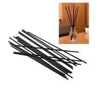 GLSTOY 50pcs Black Fibre Reed Diffuser Sticks for Home Use Air Purifying Aroma Diffuser Replacement Rods Scented Aroma Sticks to Add Fragrance