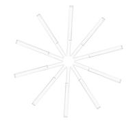 GLSTOY 5pairs Transparent Acrylic Music Sheet Clips Page Holders for Pianists Musicians Practical and Convenient Music Holder to Your Hands While Playing