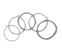 GLSTOY 5pc Set Electric Bass Strings High Carbon Alloy Nickel Steel Bass Strings Rust Resistance