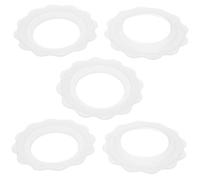 GLSTOY 5pcs Non- Silicone Breast Cover for Nursing Sweat-resistant for Breastfeeding Public Travel and