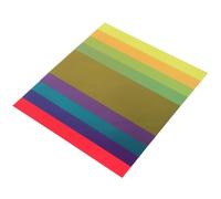 GLSTOY 5pcs PVC Translucent Sheets Multi-Purpose Reading Guide Colored Overlays Light Diffuser Film for Lighting and Office Use, Easy to Cut and Sturdy Assorted Colour Film