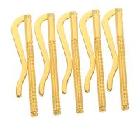 GLSTOY 5pcs Vintage Metal Money Clip Set Spring Cash Clamp Slim Minimalist Wallet Accessory for Men Bifold Wallets