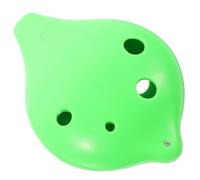 GLSTOY 6-hole Alto c Ocarina Resin Wind Instrument for Beginners and Adults, Small Portable Green Ocarina Music Flute Suitable for Boys and Girls and Travel