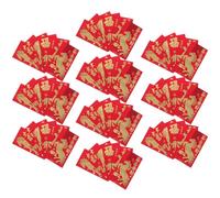 GLSTOY 60Pcs 2026 Year of The Horse Red Envelopes Traditional Chinese Lucky Money Bags Lunar New Year Red Packets for Cash Creative Paper for Spring Festival