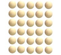 GLSTOY 60pcs 25mm Solid Wood DIY Beads No Hole Round Wooden Balls for Arts and Crafts, Compact Natural Woodcraft Supplies Suitable for Decorative Projects and Handmade Creations