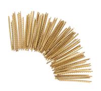 GLSTOY 60pcs Brass Guitar Fret Wire Replacement for Fingerboard, Easy to Install and Precise Tuning Fret Wires, Suitable for DIY Luthier Supplies and Guitar Parts Replacement