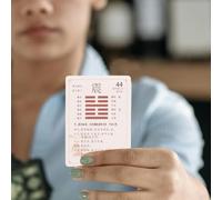 GLSTOY 64pcs I Ching Divination Cards with Chinese Wealth Coin Design Intricately Crafted Deck for Spiritual Guidance Meditation Beginners Enthusiasts Use Ancient Chinese Wisdom Tool