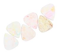 GLSTOY 6pcs Cool Guitar Picks Plastic Picks for Acoustic Electric Guitars Bass Beautiful Design Comfortable