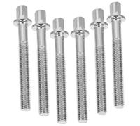 GLSTOY 6pcs Drum Long Screw Tension Rods Screw Replacement for Jazz Snare Drum Mounting Musical Instrument Pack