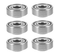 GLSTOY 6pcs Precision Steel Front Caster Wheel Bearings for Manual Wheelchair Small Wheels with High-Efficiency Sealing Replacements for Transport Chairs