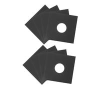 GLSTOY 8pcs Anti-static Vinyl Record Inner Sleeves Kraft Paper Double-layer Cardboard Jackets Vinyl Record Protection for Music Collectors