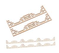 GLSTOY 8pcs Building Model Hanging Decor Doll House Dollhouse Accessories Mini Screen Tiny Japanese Screen Miniature Furniture for Crafts Wood Beige