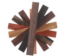 GLSTOY 8pcs DIY Exotic Wood Pen Blanks for Woodturning Pen Making Kits Natural Wood Grain Unfinished Craft Supplies for Handmade and Woodworking Projects