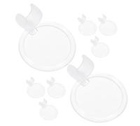 GLSTOY 8Pcs Folding Pen Holder Magnifier with Glass Lens and Stand, Portable Rhinestone Arts Magnifying Glass for Cross Stitch and Craft Tools