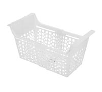 GLSTOY Adjustable Small Extendable Freezer Basket for Chest Freezer Plastic Storage Organizer Bin for Kitchen Refrigerator Expandable Food Storage Rack and Pantry