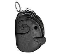 GLSTOY Adorable Elephant Coin Purse Creative Change Storage Bag for Women Lightweight and Compact Key Chain Pouch for Cash Coins Keys and Essentials