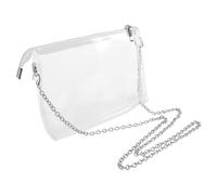 GLSTOY Approved Clear Crossbody Bag for Concerts Transparent Design Lightweight Crossbody Purse for Daily Use for Phone Cards and Essentials