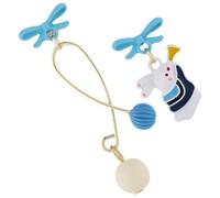 GLSTOY Asymmetric Rabbit Drop Earrings for Women Minimalist Bunny Dangle Jewelry Cute Lightweight Statement Accessories for Casual and Formal Wear Gift for Easter and Holiday Parties