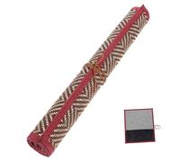 GLSTOY Bamboo Brush Roll-up Case for Artists and Students Storage Organizer for Calligraphy and Painting Supplies Capacity Pencil Holder Made from Bamboo and Canvas