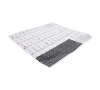 GLSTOY Beginner Piano Keyboard Stickers Removable Electronic Keyboard Note Labels for Piano Beginners 5 Line Staff Simple Notes