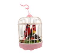 GLSTOY Bird Song Bell Bird Cages for Budgie Voice Control Kids Educational and Decorative