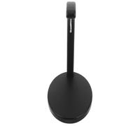 GLSTOY Black Bamboo Banana Hanger Stand with Stable Base and Hanging Hook, Easy Maintenance Fruit Holder to Keep Bananas and Grapes Fresh Longer, Sleek Open Style Kitchen Rack