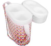 GLSTOY Breastmilk Cooler Bag 2-Compartment Insulated Bottle Bag PVC Material Long-Term Preservation Lock in Nutrients Random Colour Suitable for Daycare and On-the-go Nursing Random Color
