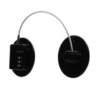 GLSTOY Cabinet Locks Password Lock 2 Pack Safety No Drilling Installation Black Plastic Steel Simple Stylish Home Use