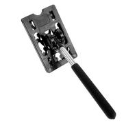 GLSTOY Car Parking Telescopic Pole with Card Holder Black 1pcs Vehicle Payment Swiping Rod for Parking Tolls for Garage and Office Use