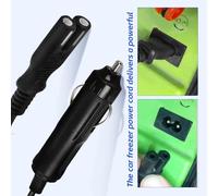 GLSTOY Car Refrigerator Replacement Cord with Male Lighter Plug, Portable Freezer Power Cable for Car Protection Equipment, High Pressure Cleaning and Advanced Spray Technology Compatible