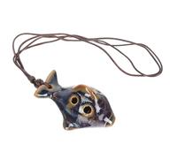 GLSTOY Ceramic Fish-shaped Ocarina Musical Instrument for Beginner Practice Portable Wind Instrument Music Gifts for for for for Boys and Girls