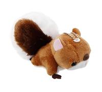GLSTOY Charming Squirrel Stuffed Animal Keychain Pendant Toy for Decorative Accessory