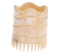 GLSTOY Color Yak Horn Shampoo Brush Scalp Massager Round Shape Fine Workmanship Mellow Handle Stress Promote Hair Care Tool Assorted Style